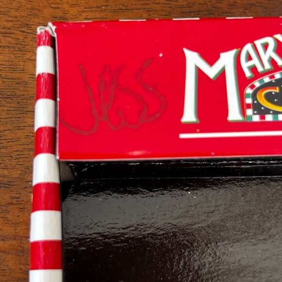 Mary Engelbreit Kurt Adler Christmas Ornament Heart Cookie Doily Holly Vintage - Picture 9 of 9